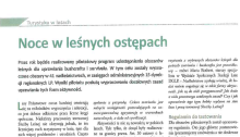 Artykuł o bushcrafcie i survivalu w Lesie Polskim