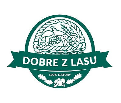 Grafika&#x20;przedstawia&#x20;logo&#x20;marki&#x20;&#x22;Dobre&#x20;z&#x20;Lasu&#x22;&#x2e;