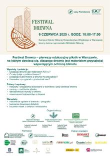 Festiwal Drewna - pierwszy edukacyjny piknik w Warszawie