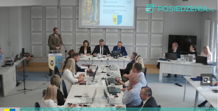 Zdjęcie&#x20;przedstawia&#x20;sesję&#x20;Rady&#x20;Gminy&#x20;Przygodzice&#x2e;&#x20;Fot&#x2e;&#x20;Archiwum&#x20;Gminy&#x20;Przygodzice